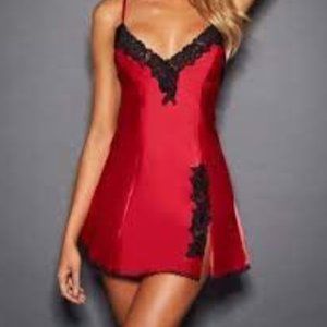 Frederick's of Hollywwod Red Chemise/ Nightgown